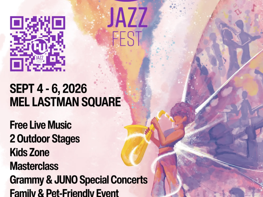 T.U. 재즈 페스티벌 (T.U. Jazz Fest 2026)일시: 9월 4일(금) 오후 5시 시작 ~ 주말 동안 진행장소: 멜 라스트맨 광장 (Mel Lastman Square) (노스욕 센터역 인근)