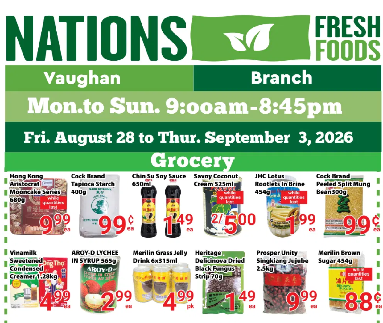 Nations Fresh Foods 세일