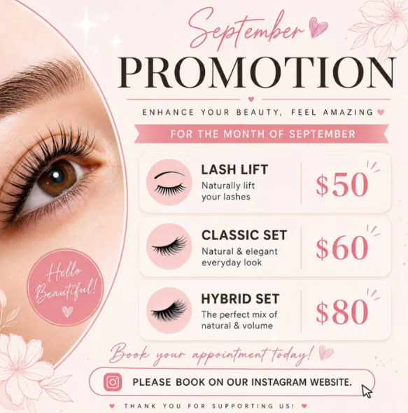  9월 한 달간 가을맞이 September Promotion