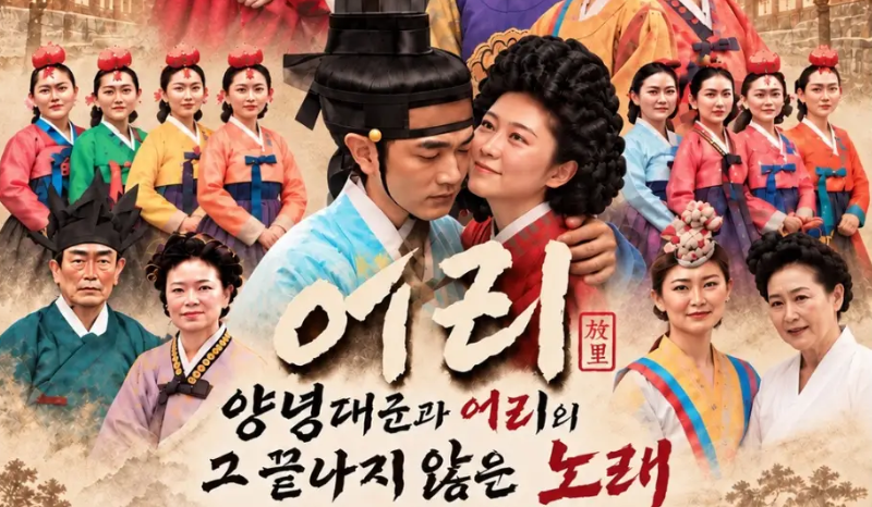 한국전통예술인협회(예술감독 금국향)가 창작 역사극 '양녕대군과 어리: 그 끝나지 않은 노래'를 개최..10월 29일(목) 오후 3시(1부), 오후 7시(2부) (총 2회)